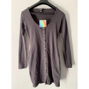 Missguided bodycon long sleeve dress